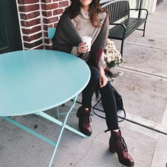 $415 Frye Sabrina 6G Cognac Brown Leather Laced Combat Chunky Heeled Ankle Boots - Picture 4 of 15